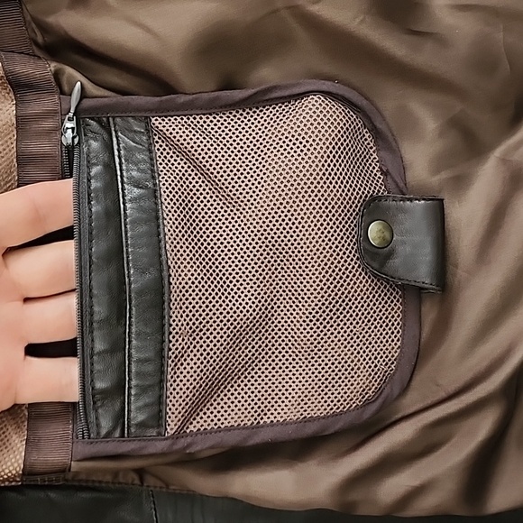 Boutique of Leathers Canada Men's Dark Brown Leather Full Zip Lined Jacket Sz 38 - Picture 11 of 16